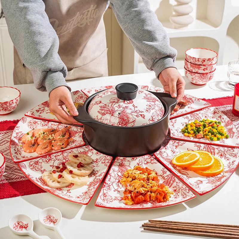 年夜饭家庭拼盘餐具组合实用礼物女生结婚新婚礼物乔迁礼物送妈妈