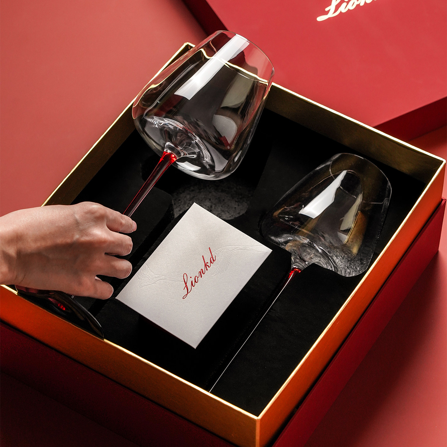 新婚结婚订婚礼物实用红酒杯轻奢高级感家用送新人小众高档礼品