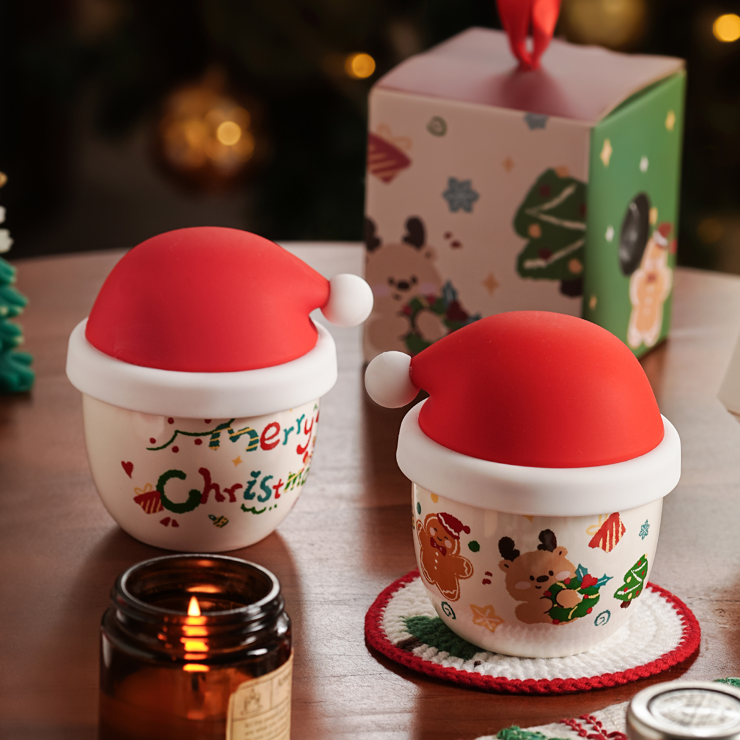 陶瓷咖啡杯子高档精致特别好看的咖啡杯高级感圣诞节礼物送女朋友