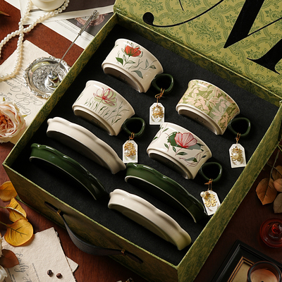 特别好看的陶瓷咖啡杯子高档精致乔迁新居礼物咖啡杯碟套装礼盒