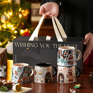 陶瓷杯子圣诞礼盒送女友的圣诞礼物女生送男生圣诞节礼物送女朋友