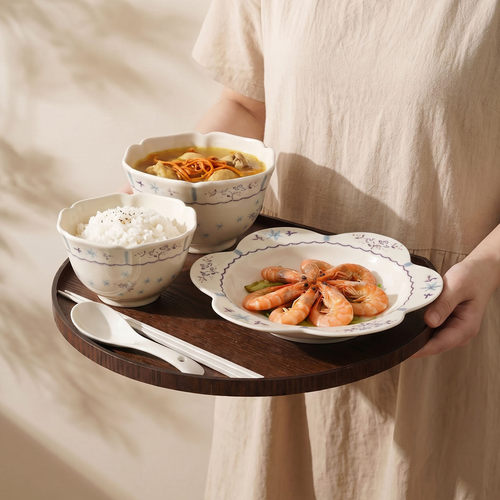 日式高颜值2026新款一人食碗盘
