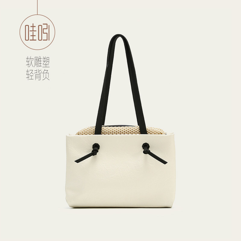哇吲原创小众设计2025单肩斜挎包高级感时尚百搭腋下包包女潮N201