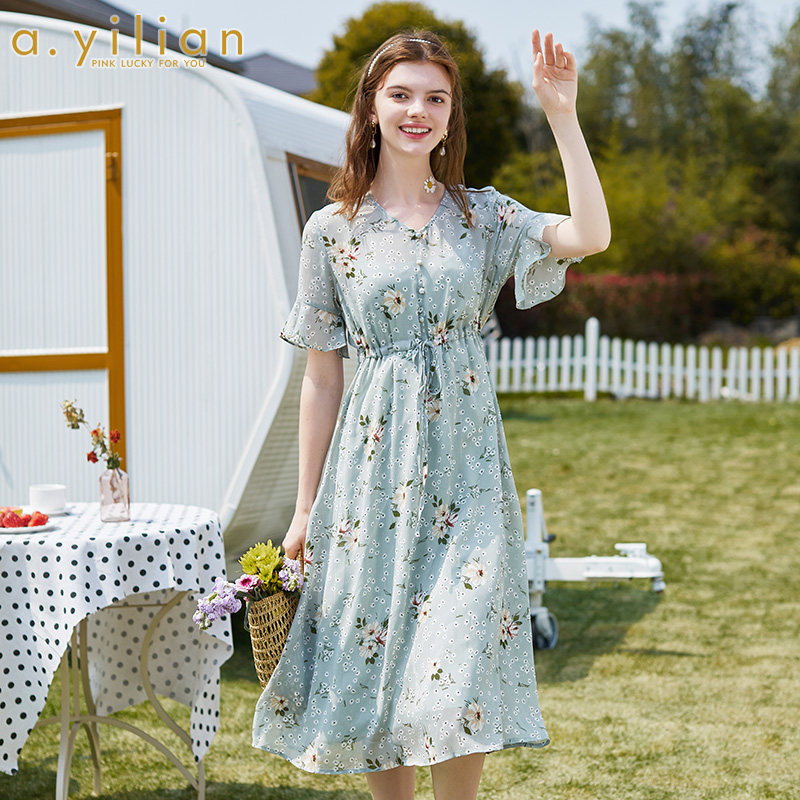 【VIP专享】阿依莲2020夏季新款连衣裙