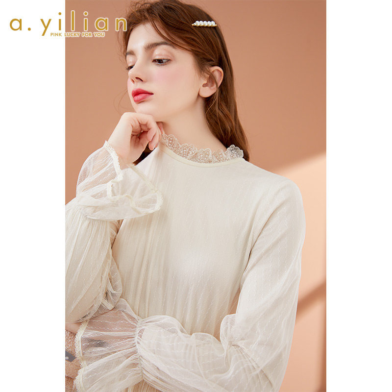 阿依莲2020冬季新款裙子韩版中长裙休闲连衣裙气质女神范ins风