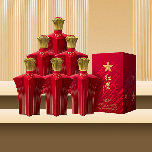 红星二锅头500ml*6大师传承