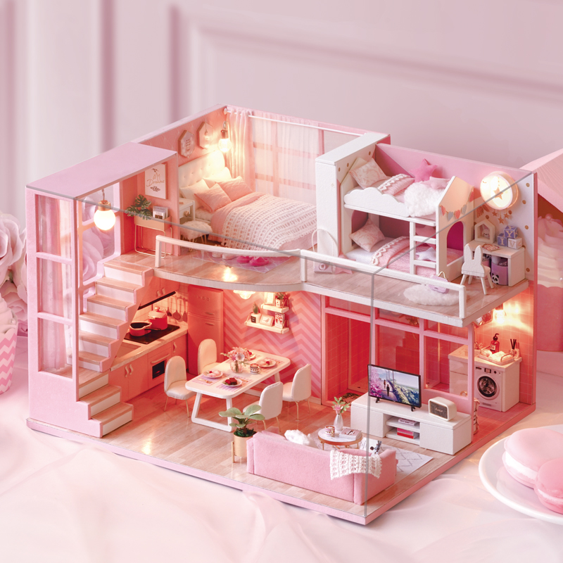 智趣屋diy小屋梦想天使房子模型