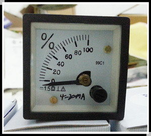 。【长城电表厂】99C1 100% 4-20mA 直流开度表 厂家直销 48*48