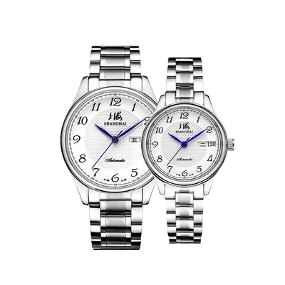 上海手表时尚休闲女双历显示