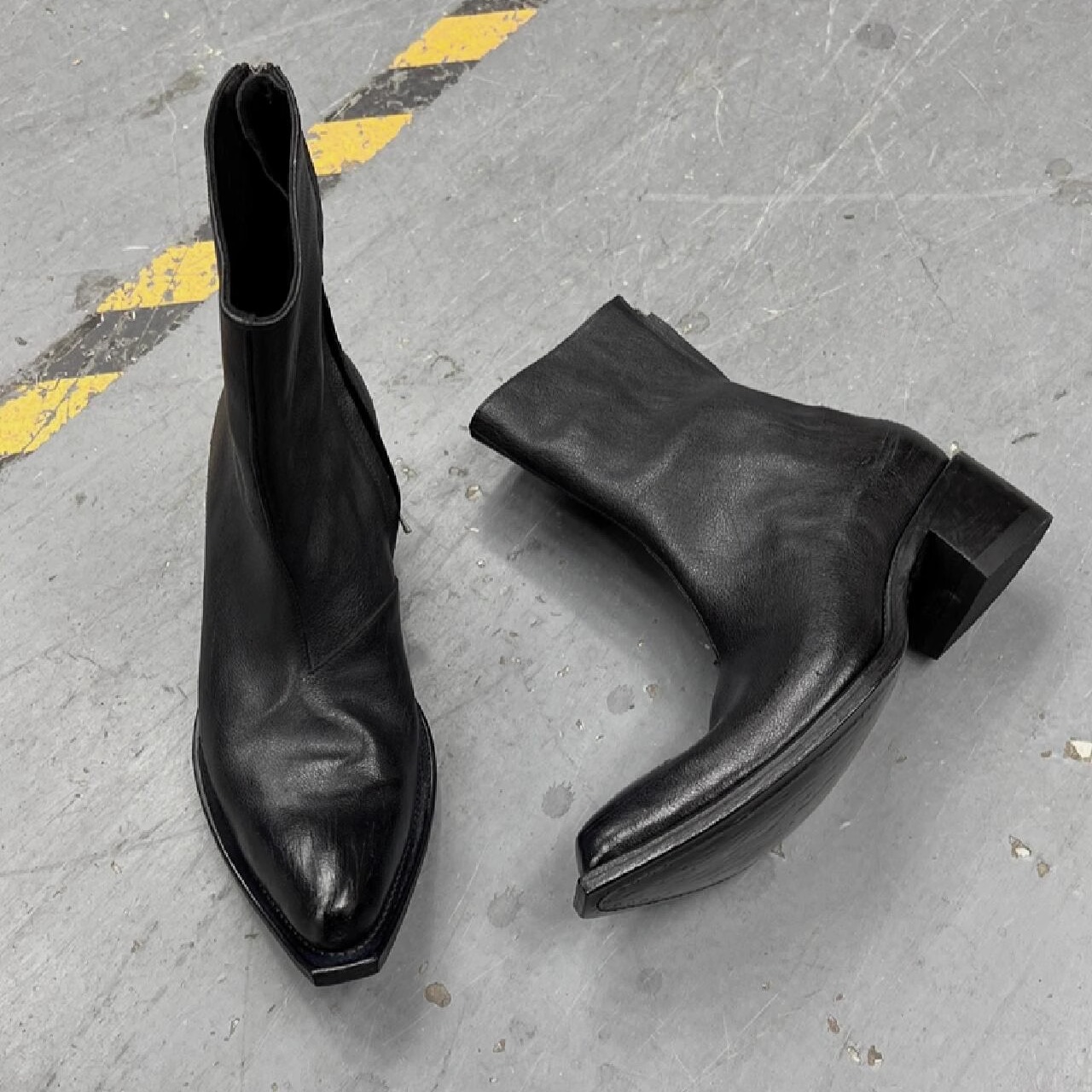 复古骑士切尔西靴暗黑巫师靴男女