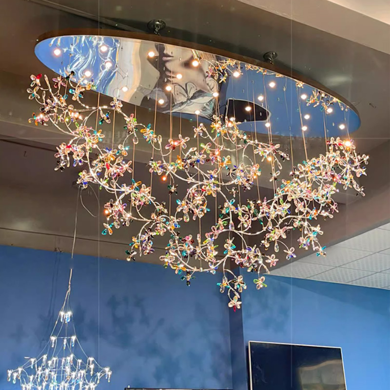 客厅水晶吊灯餐厅设计师创意个性