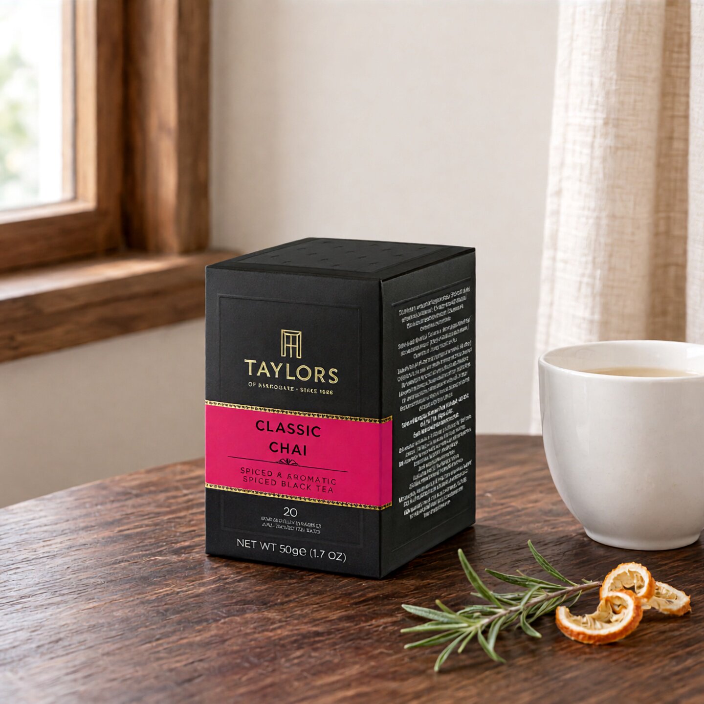 泰勒英国进口印度玛莎拉茶Masalatea Chai香料红茶肉桂豆蔻奶茶包