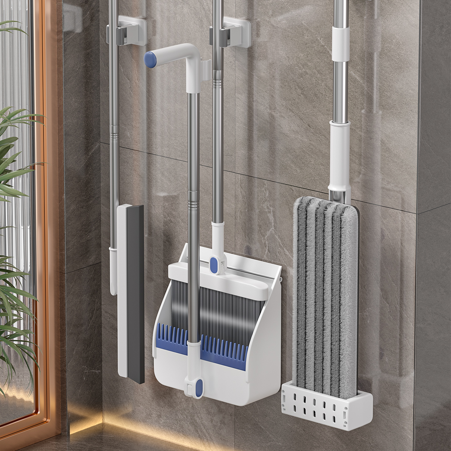 扫把拖把三件套簸箕套装组合家用