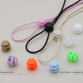 塑料弹簧猪鼻扣帽子收腰下摆裤 脚背包风衣防晒收紧弹力松紧绳卡扣