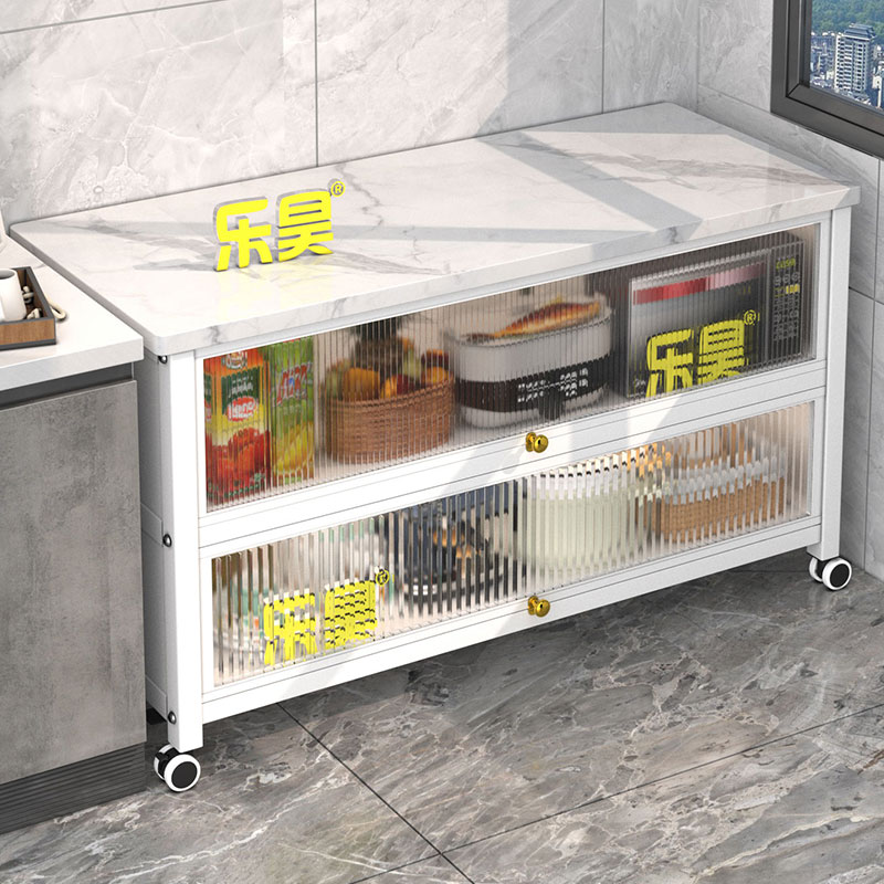 【雪山岩板】送货上门橱柜操作台