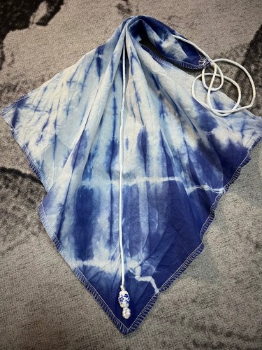 小河逸品棉绸扎染结实耐脏耐用尺八南箫通口露切通条布内堂清洁器
