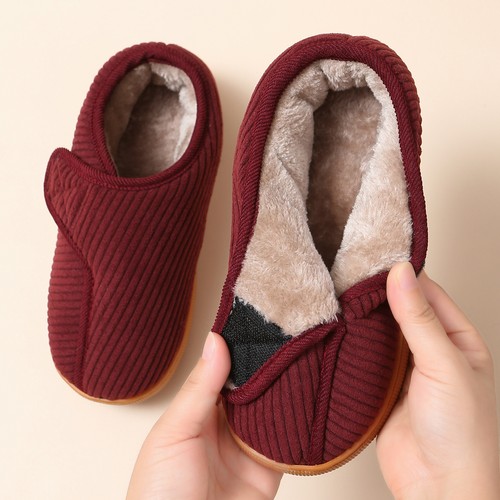 【牛筋软底加厚绒】老人棉鞋