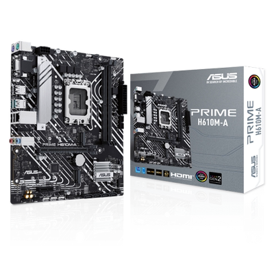 华硕PRIME H610M-A WIFI/H610M-A D4主板支持13代12代CPU处理器
