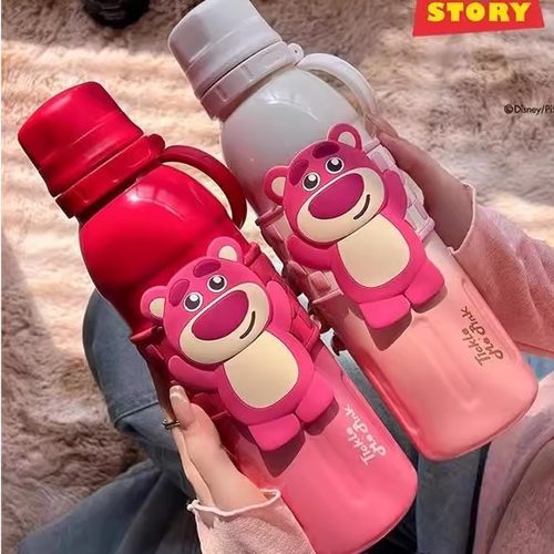 迪士尼儿童卡通双饮保温杯700ML