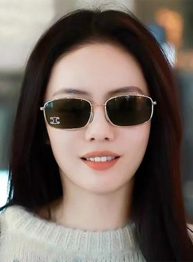 男女款时尚镜面镶钻LOGO墨镜