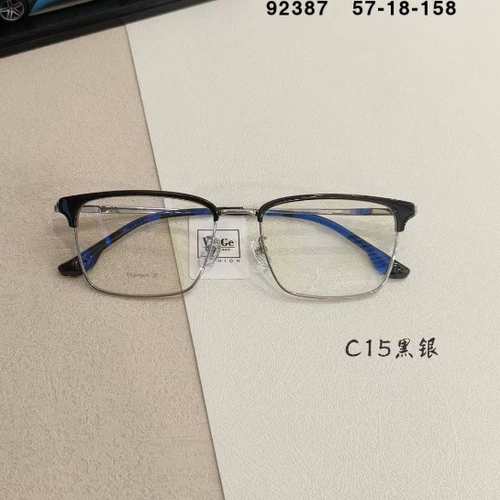 V格商务纯钛眉毛眼镜架