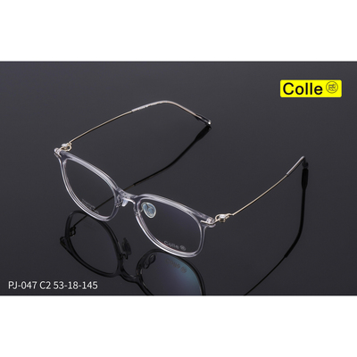 正品Colle惑设计师款纯钛全框板材男女近视镜框眼镜架时尚PJ-047