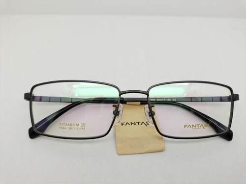 范笛诗FANTASL眼镜架商务纯钛板男款全框架防蓝光近视镜架T564