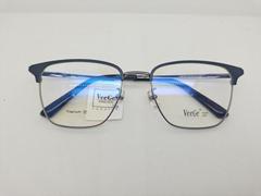 VeeGe纯钛眉毛眼镜V格精品镜架近视镜架商务男款防蓝光全框V92142