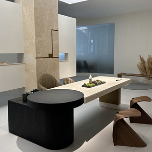 新中式茶台茶桌轻奢现代高级感实木泡茶桌2025新款高端茶桌椅组合