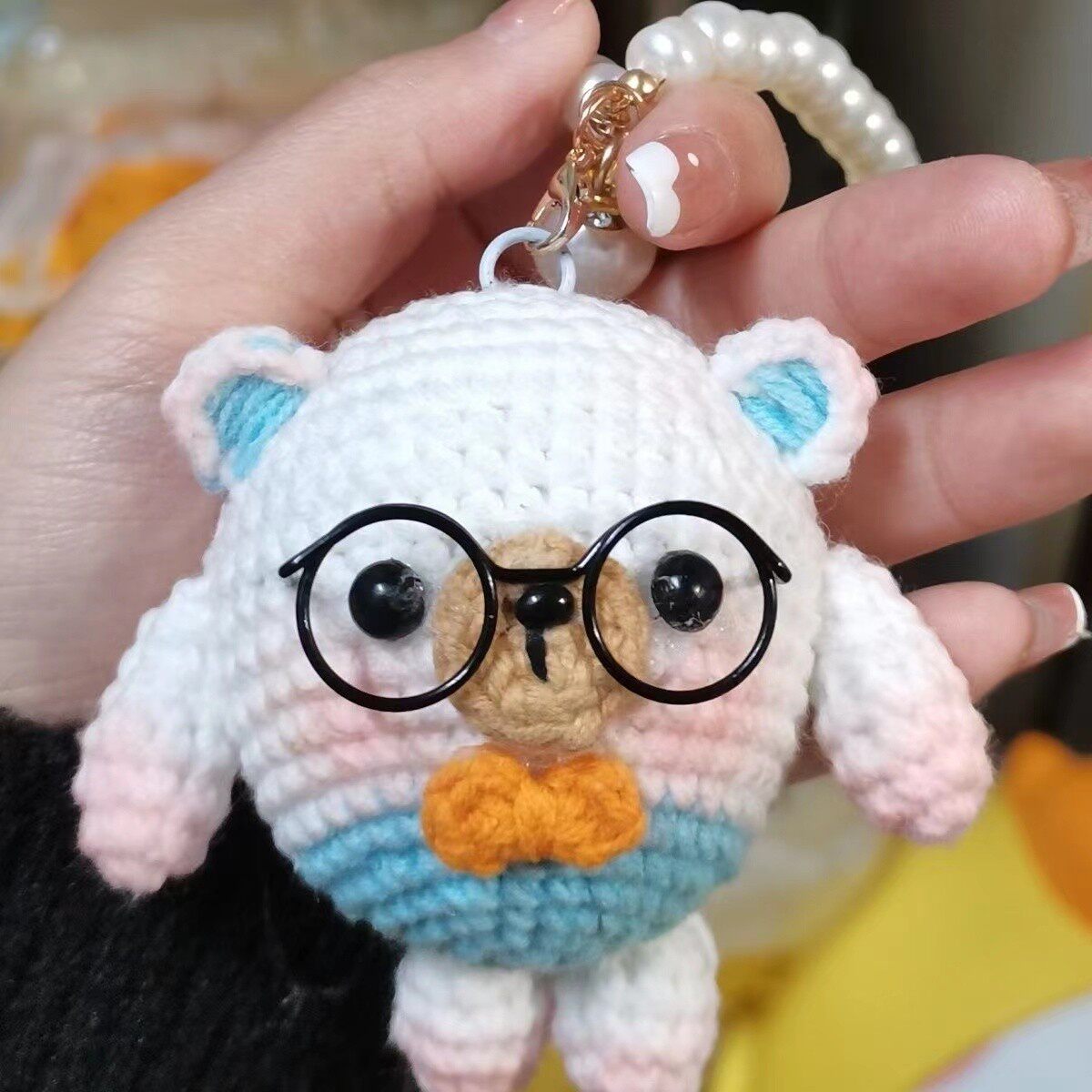 手工编织蛋仔派对玩偶仔仔小熊diy材料包公仔钩针织娃娃自制礼物