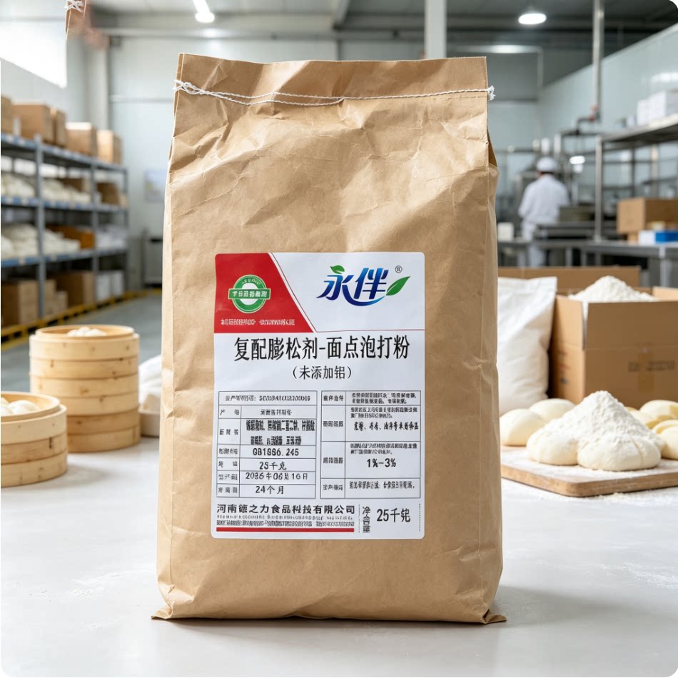 复配膨松剂面点泡打粉未添加铝发酵冷冻油炸等米面制品专用可定制