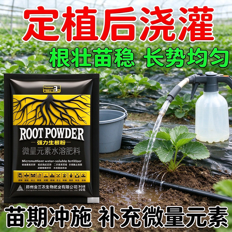 移栽专用强力生根粉草莓苗木扦插促生根微量元素肥