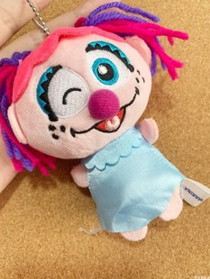 美单芝麻街小仙子小仙女abby艾比SESAME STREET毛绒玩具玩偶挂件
