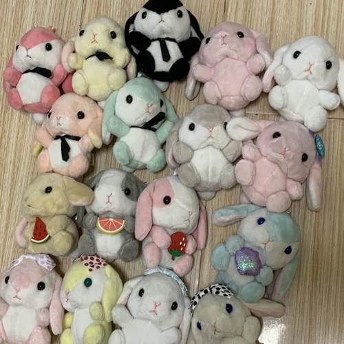 日单Amuse超萌垂耳兔毛绒公仔Loppy兔毛绒玩具公仔玩偶挂件蝴蝶结