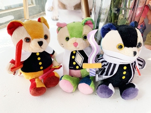 日单鬼灭之刃毛绒玩偶公仔玩具动漫jumpshop限定熊挂件挂链jump