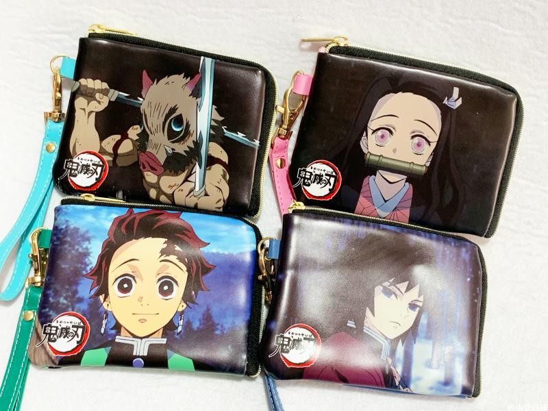 日单鬼灭之刃PU卡套零钱包收纳包学生卡公交卡悠游卡证件保护套,模玩/动漫/周边/娃圈三坑/桌游,动漫背包/钱包/箱包,淘宝优惠券,粉丝福利购,淘宝优惠卷