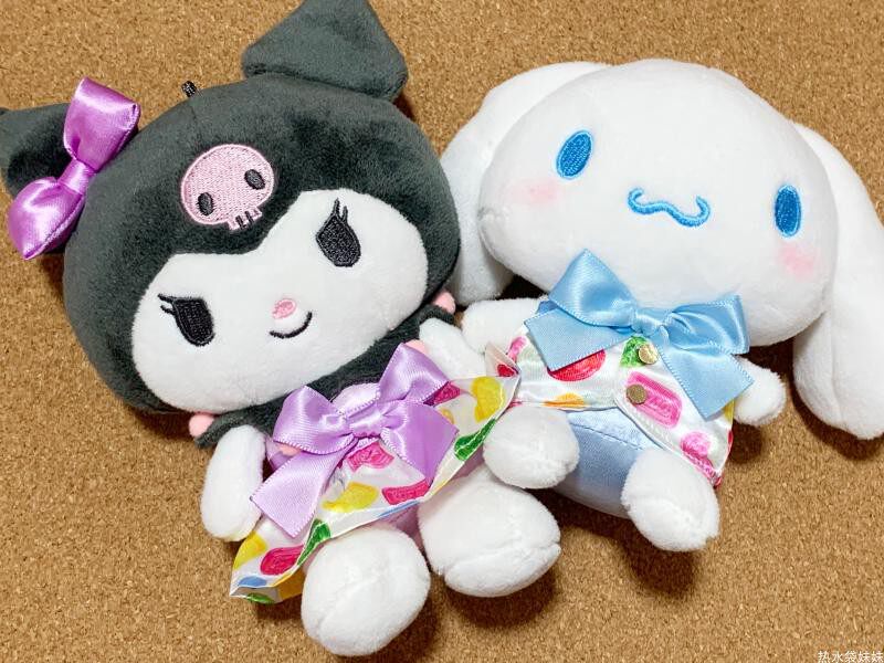 日单sanrio三丽鸥玉桂狗库洛米sakuma毛绒玩具玩偶挂件水果糖联名