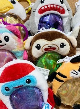 fiesta动物猴子毛绒玩偶收纳包