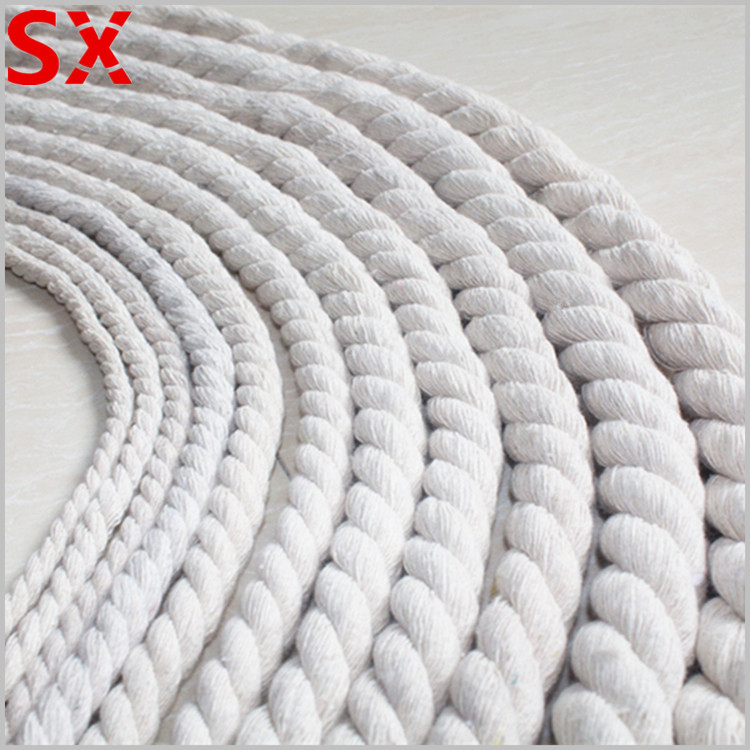 手工棉绳包边滚线麻花粗吊