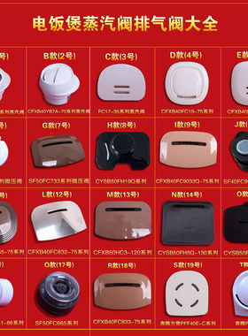 苏泊尔电饭煲蒸汽阀排气阀微压阀