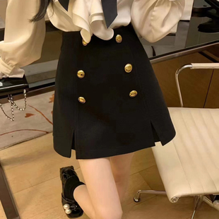 短裙裤 设计感包臀西装 裙 遮胯显瘦大码 合适梨形身材开叉半身裙夏季
