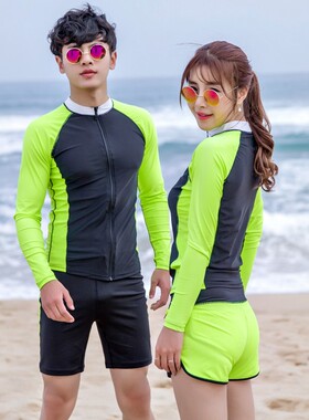 新款度假速干可下水沙滩裤男女泳裤情侣海边度假游泳四分裤短裤