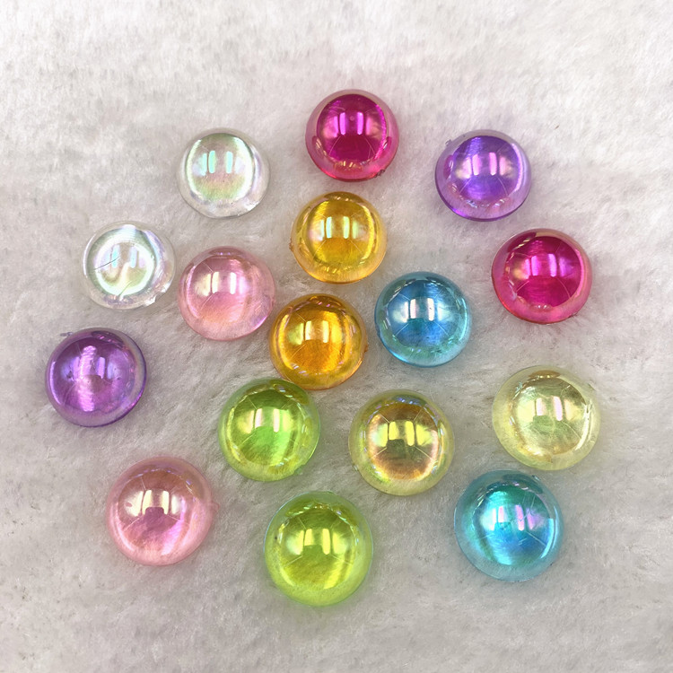 兴利亚克力透明AB彩半圆光面