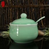 创意厨房用品调料罐 陶瓷调味罐 调味盒调料盒调味瓶套装 包邮