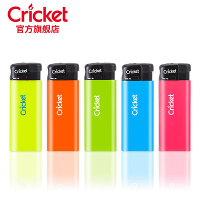 进口cricket草蜢打火机荧光色迷