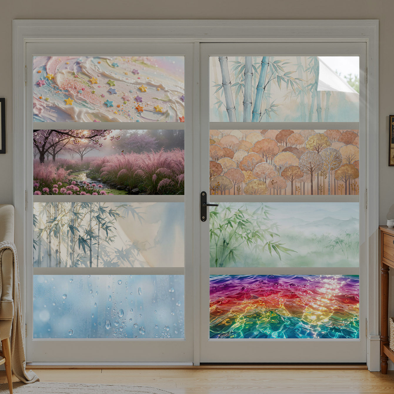 全遮光不透明静电玻璃贴膜窗户贴纸洗澡间厕所防窥防走光可撕横向,家居饰品,防窥贴/膜,淘宝优惠券,粉丝福利购,淘宝优惠卷