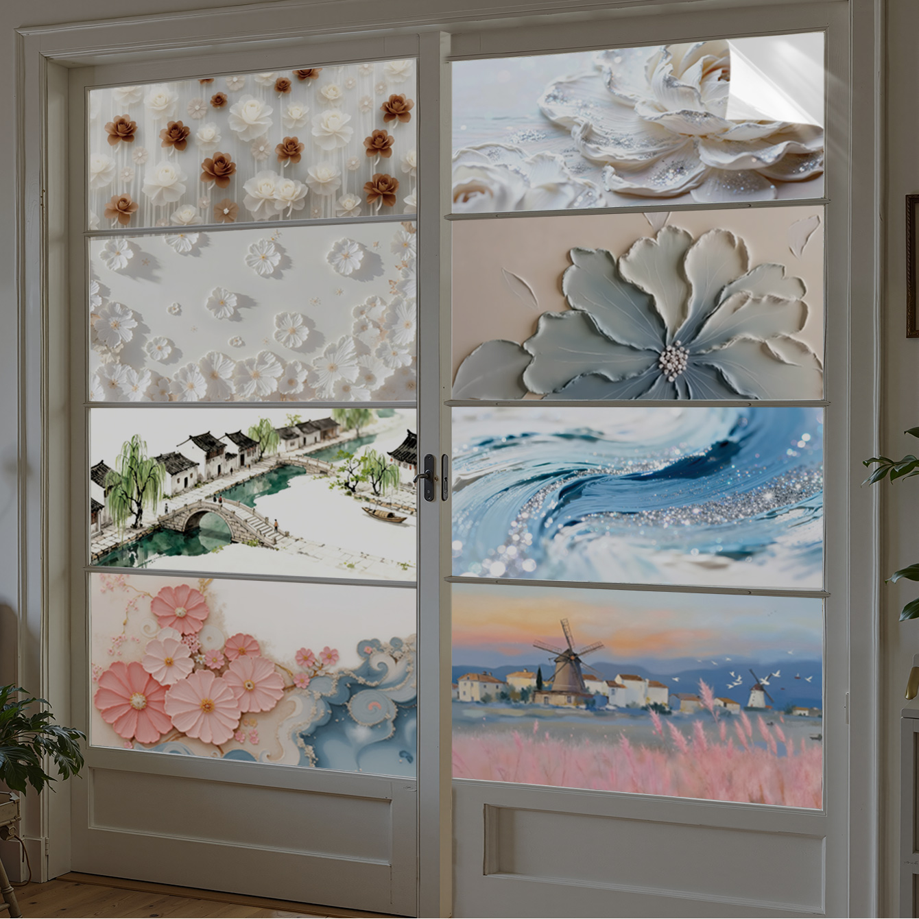 全遮光不透明玻璃贴膜窗户贴纸洗澡间厕所防窥膜静电免胶可撕浴室