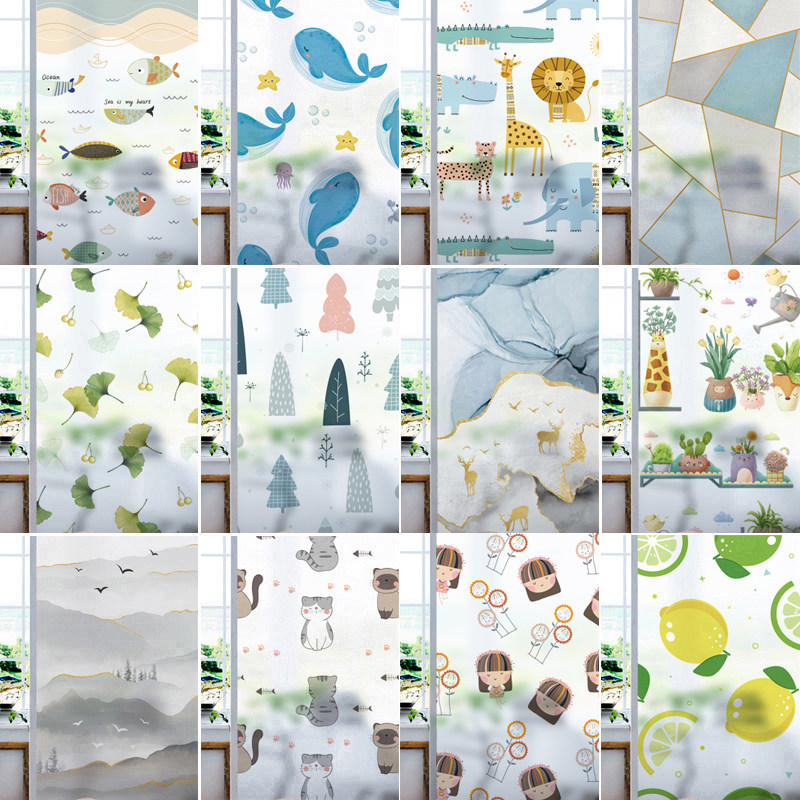 磨砂防窥窗户玻璃贴纸透光不透明卫生间浴室防走光遮光窗花纸贴膜,家居饰品,玻璃膜/贴,淘宝优惠券,粉丝福利购,淘宝优惠卷