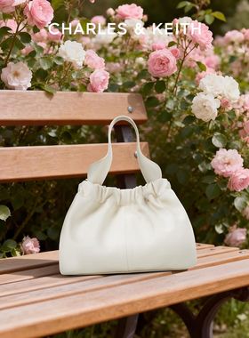 CHARLES&KEITH春夏女包CK2-10151320柔软链条单肩云朵包水桶包女