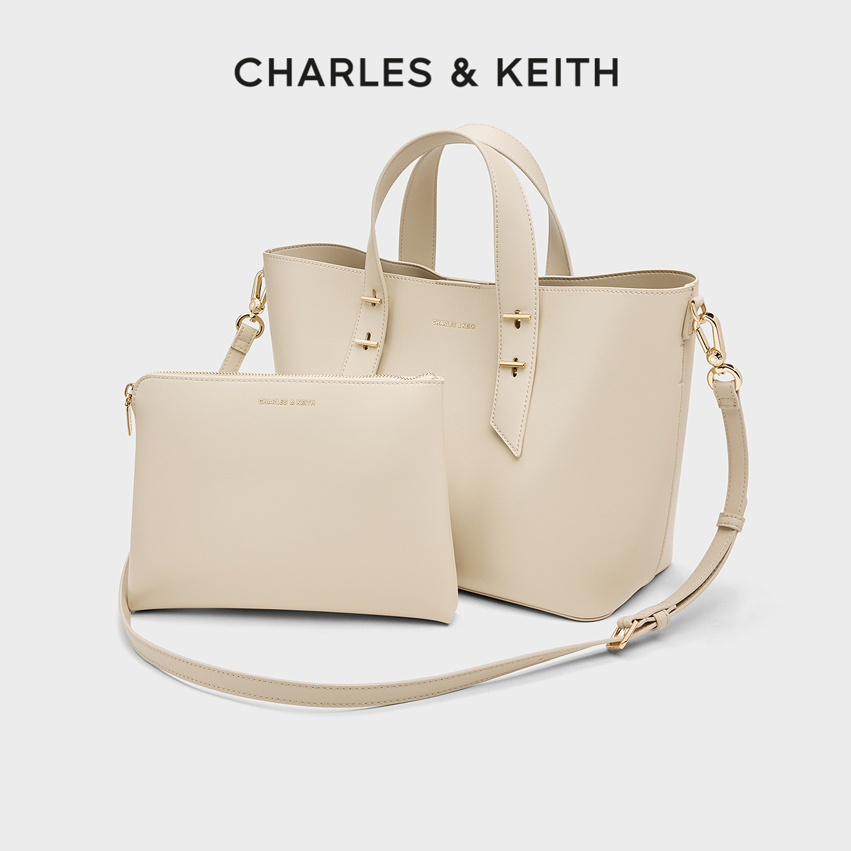 柔软两用大容量子母托特包女